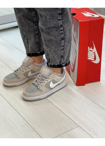 Серые демисезонные кроссовки мужские nike dunk disrupt grey white найк сб данк No Brand