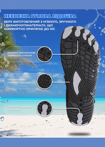 Аквашузы (Размер 36) кроксы тапочки для моря, Стопа 22.3см.-22.8см. Унисекс обувь Коралки Crocs Style Темно синие VelaSport (276536353)