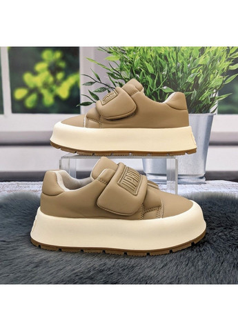 Бежевые демисезонные кроссовки детские для девочки Jong Golf