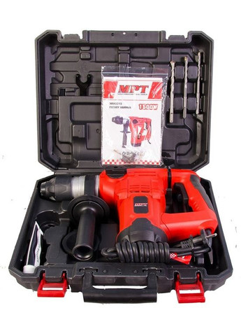 Перфоратор " ", 32 мм, 1500 Вт, 880 об/хв, 4350 уд/хв, 3 режими. Black and Red (MRH3203) MPT (340908494)