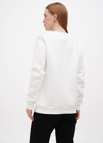 Молочний світшот жіночий утеплений на флісі (hb636456) HiBrand без декору (355262364)