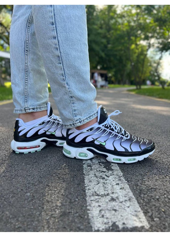 Серые демисезонные кроссовки мужские nike air max plus tn black grey найк аир макс тн плюс No Brand