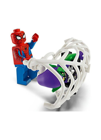 Конструктор Super Heroes Автомобиль для гонок Человека-Паука и Зеленый Гоблин с ядом Венома 227 деталей (76279) Lego (281425681)