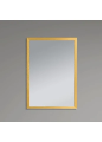Дзеркало настінне прямокутне в золотій рамі (ZX6211) Zerix Fonte MRZ09-60x85-REVERSE Gold (389582114)