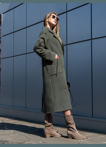 Оливкове (хакі) демісезонне Пальто MN