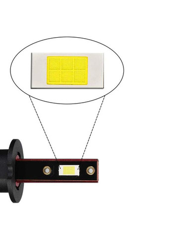 Автолампи NightEye A500-N11-H3 автосвітла лампи ближнього світла 2 шт. Lesko (336199815)