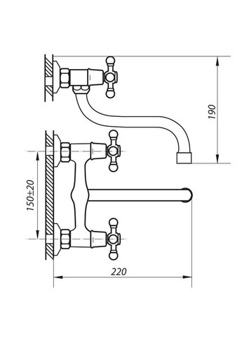Кухонний змішувач TZK 605 модель ZX0100 Zerix (370948301)
