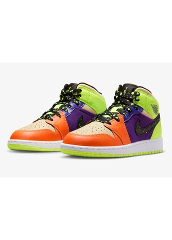 Кроссовки 1 Mid Volt/Vivid Multi FD8795-700 Air Jordan (399411785)
