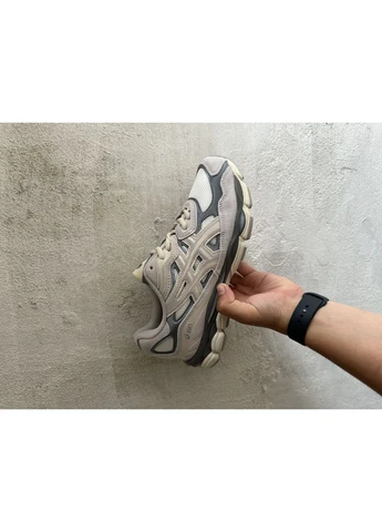 Бежеві літні кросівки asics gel-nyc beige асікс гель нюк No Brand