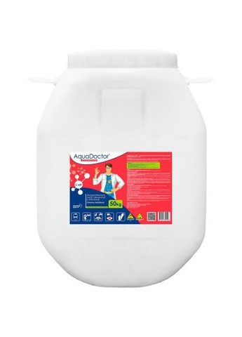 Шок хлор для бассейна C60T 50 кг в таблетках AquaDoctor (313616273)