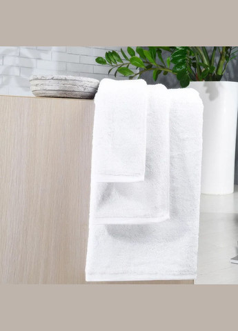 Полотенце махровое гостиничное 70х140 белое 500 гр/м2 IDEIA (333819577)