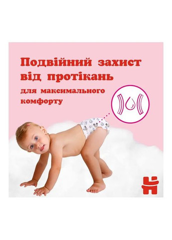 Подгузники Little Movers/Pants 6 (15-25 кг) для девочки 44 шт (5029053547664) Huggies Little Movers/Pants 6 (15-25 кг) для дівчинки 44 ш (357436124)