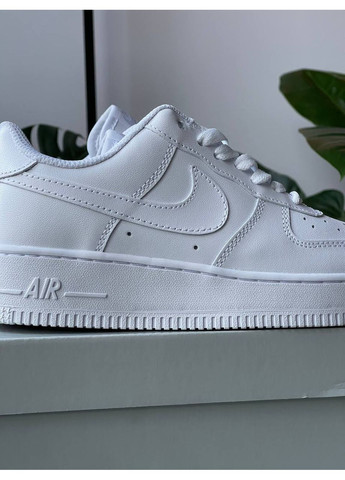 Кросівки жіночі і чоловічі Nike Air Force 1 '07 Premium white | Найк Аір Форс 1 Преміум білі No Brand білі демісезони (352474040)