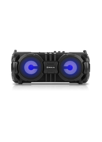 Колонка X-737 Black (28Вт,Bluetooth,USB,microSD,AUX,4000mA) Real-El (333824407)
