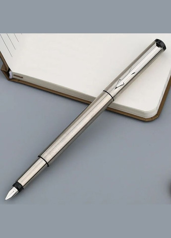 Ручка пір'яна VECTOR 17 Stainless Steel FP M блістер 05016 Parker (317302069)