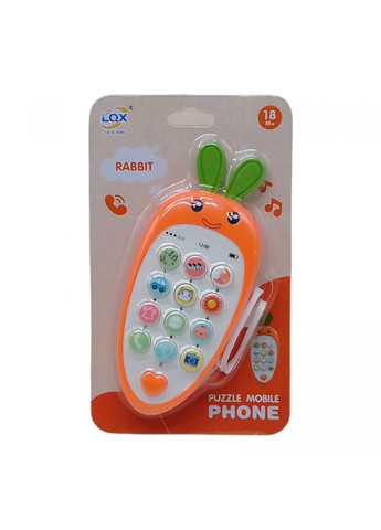 Розвиваюча іграшка "Морковка-телефон" (помаранчева) MIC (290251082)