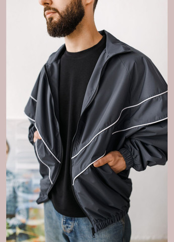 Графітова демісезонна вітровка No Brand ветровка