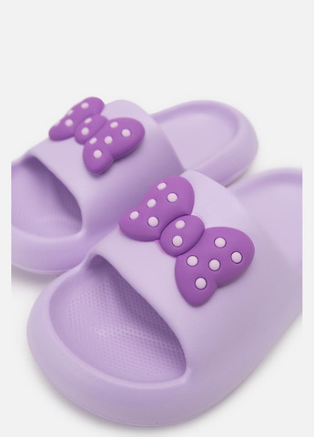 Сиреневые шлепанцы пляжные для девочки цвет сиреневый cb-00267973 Yuki