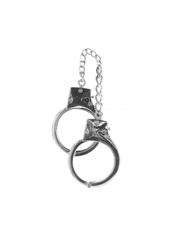 Наручники для БДСМ практик Luxury Bondage Essentials металеві, срібні Taboom (332052928)