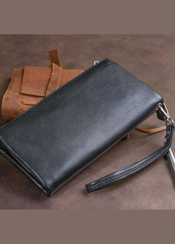 Кошелек-клатч из кожи с карманом для мобильного 20,8х10х2 см 19310 st leather (329198515)