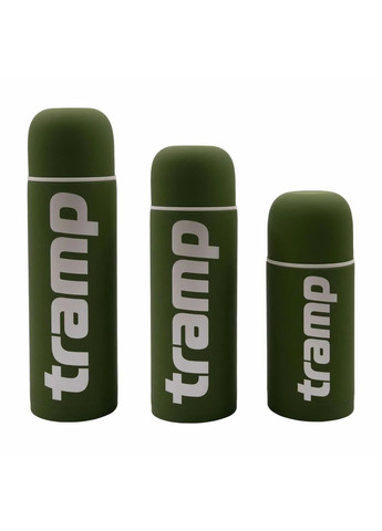 Термос Soft Touch 1 л, зелений, для чаю та кави (TRC-109-khaki) Tramp (363132459)