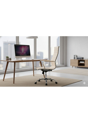 ЕКСКЛЮЗИВНЕ ВЕРТИКАЛЬНЕ КРІСЛО Стильне Exclusiv Бежеве офісне крісло No Brand (372977582)