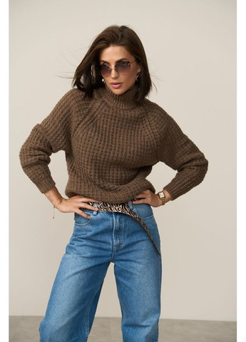 Коричневий демісезонний светр 2878 Bellise
