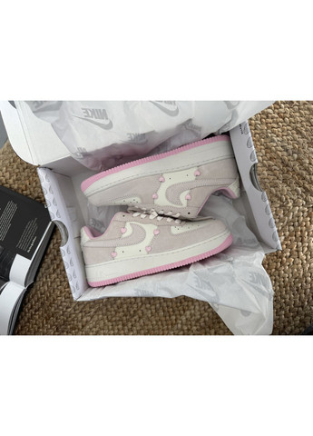Кроссовки женские Nike Air Force Low Valentine's Day 2025 | Найк Аир Форс 1 низкие бежевые No Brand бежевые демисезоны (370604339)