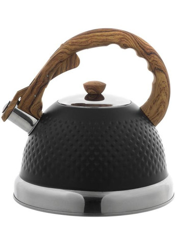 Чайник Whistling Kettle Black 2.7л нержавеющая сталь со свистком, черный Ofenbach (372175430)