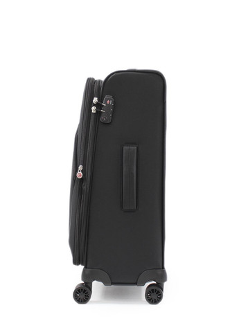 Чемодан средний M ткань чёрный 66х44х29(+5)см/77л/2.7кг/ 6903 AIRTEX (324801965)