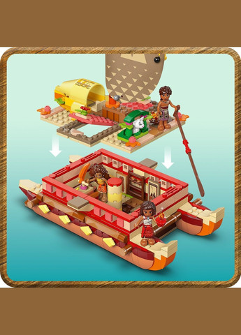 Конструктор Disney Princess Пригодницьке каное Ваяни, 529 деталей () Lego 43270 (328397977)