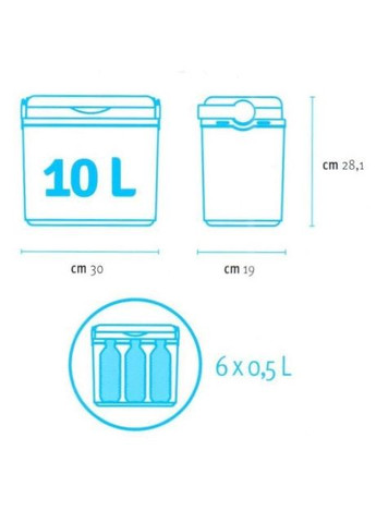 Изотермический контейнер Adriatic 10 л термобокс для еды и напитков для пикника и поездок ProDobro (367265890)