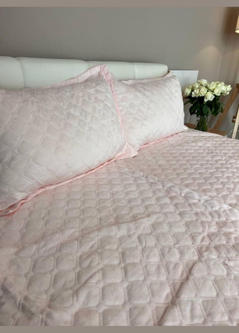 Покрывало велюр 2 наволочки гипоаллергенное (П4К-velur-pokruvalo-0100-02) No Brand (306633822)