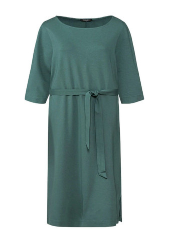 Зеленое платье женское с рукавами 3/4 уценка Esmara