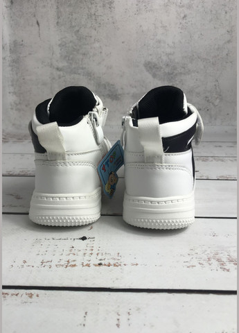 Белые демисезонные кроссовки хайтопы демисезонные детские y.top белый (721) Y Top