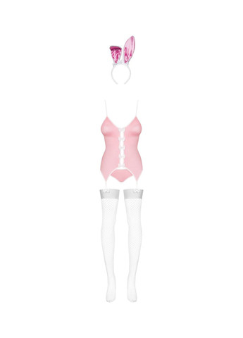 Еротичний костюм зайчика Bunny suit 4 pcs costume pink - CherryLove Obsessive (282965024)