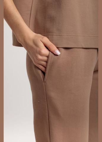 Штани джогери жіночі бежевого кольору Amelon Clothing Джогери (280940830)