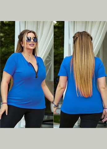 Футболка с молнией качественный мустанг рубчик No Brand - (333310236)