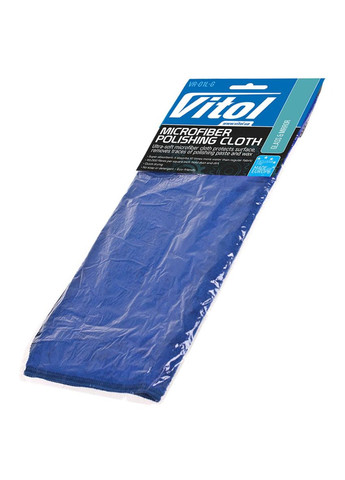 Салфетка микрофибра VR-03M-U универсальная 40х30см/синяя Vitol (346506859)