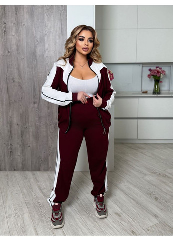 Женский спортивный костюм с вышивкой, модель 027 DK/DL Мода без кордонів (355076573)