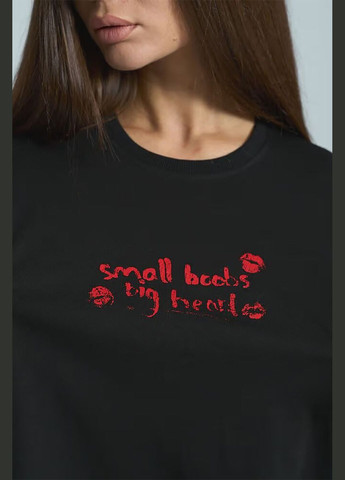 Жіночий оверсайз лонгслів Crush чорно-білий OGONPUSHKA (316302513)