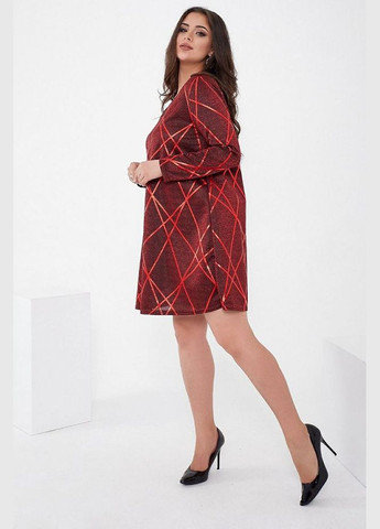 Червона святковий сукня Ager однотонна