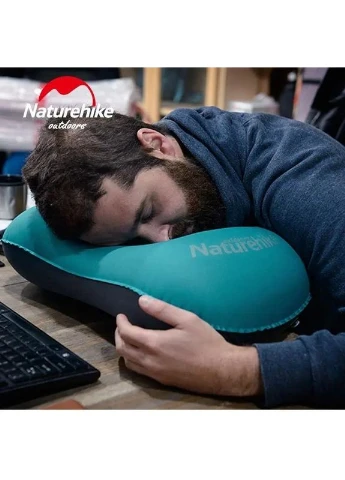 Подушка надувна Ultralight TPU NH17T013-Z, блакитна Naturehike (382385449)