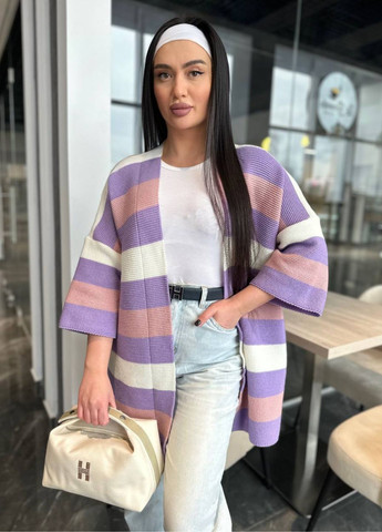 Сиреневый демисезонный кардиган Allthings