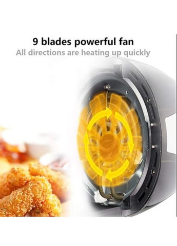 Фритюрниця електрична S 18/Аерофритюрниця/Фритюрниця без олії — об'єм 6 л 2400 Silver Crest (334844608)