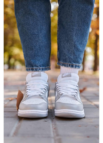 Сірі Осінні кросівки чоловічі nike sb dunk low retro grey найк сб данк No Brand