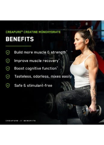 креатин моногідрат SteelFit 500 г Без смаку Creapure (372055283)