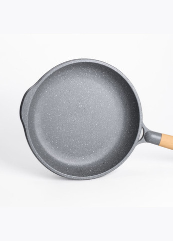 Сковорода алюмінієва з мармуровим покриттям антипригарним 28 см, сірий MGC (322771190)