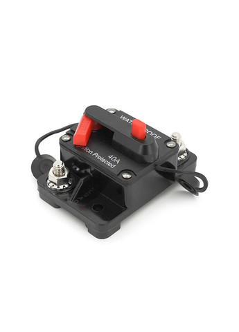 Автоматичний вимикач запобіжник однополюсний постійного струму 12-48V, GG-CB5 Waterproof 40A Voltronic (315435643)