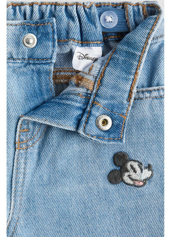 Голубые демисезонные брюки H&M